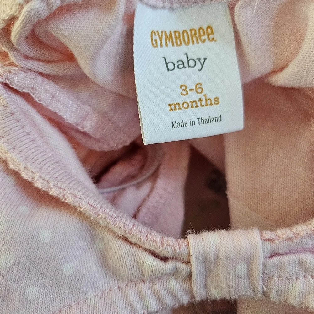 Gymboree 2017 Peter Rabbit Pink Ruffle Romper Some Bunny Loves Me 3-6‎ Months